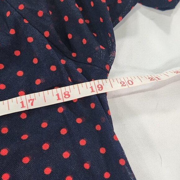 The Limited Sheer Polka Dot Blouse Med NWt
Lot I - Picture 5 of 7